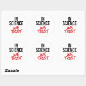 Sticker Rond En Science we (Feuille)