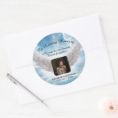 Sticker Rond En souvenir affectueux (Enveloppe)
