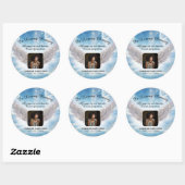 Sticker Rond En souvenir affectueux (Feuille)