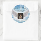 Sticker Rond En souvenir affectueux (Sac)