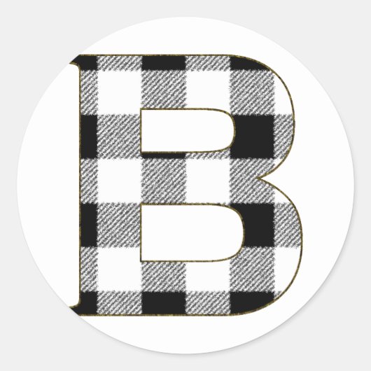 STICKER ROND EN VICHY B (Devant)