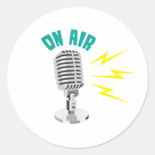 Sticker Rond En vol