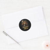Sticker Rond Enchantement au clair de lune (Enveloppe)