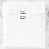 STICKER ROND ENCORE HUMAIN (Sac)