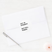 STICKER ROND ENCORE HUMAIN (Enveloppe)
