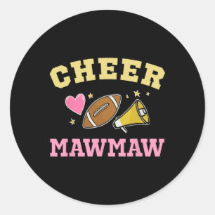 Sticker Rond Encourage Mawmaw Cœur Menant Menantes Piedll
