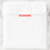 Sticker Rond Encouragement du timbre (Sac)