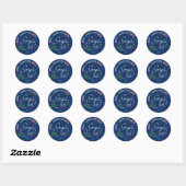 Sticker Rond Encouragement GRAND EMPLOI Enseignants Personnalis (Feuille)