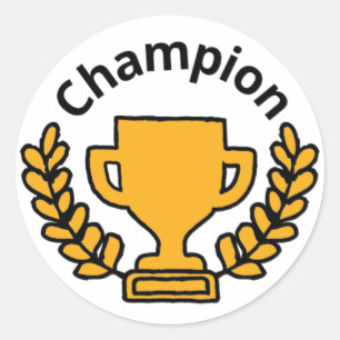 Sticker Rond Encourager les enseignants de la classification Pa
