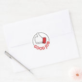 Sticker Rond Encourager les enseignants de la classification Pa (Enveloppe)