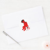 Sticker Rond encre de singe (Enveloppe)