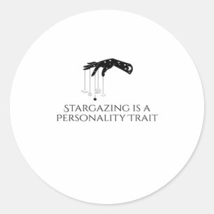 Sticker Rond Encre de Whimsigoth - Forêts mystiques, Lunes Magi