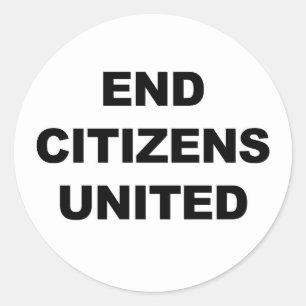 Sticker Rond End Citizens United