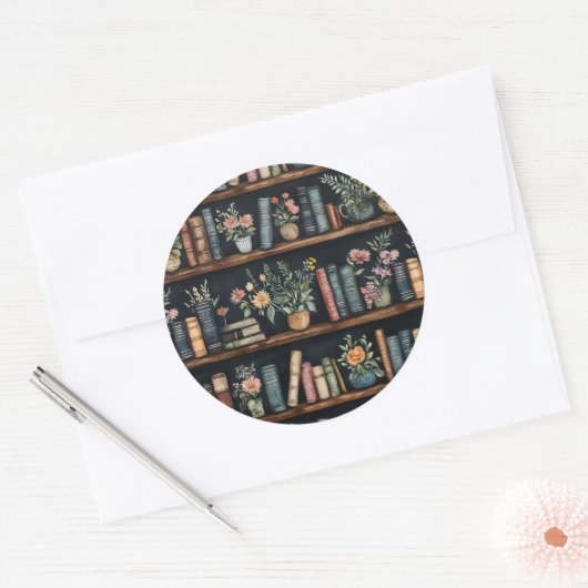 Sticker Rond  Endless Books Retro (Enveloppe)