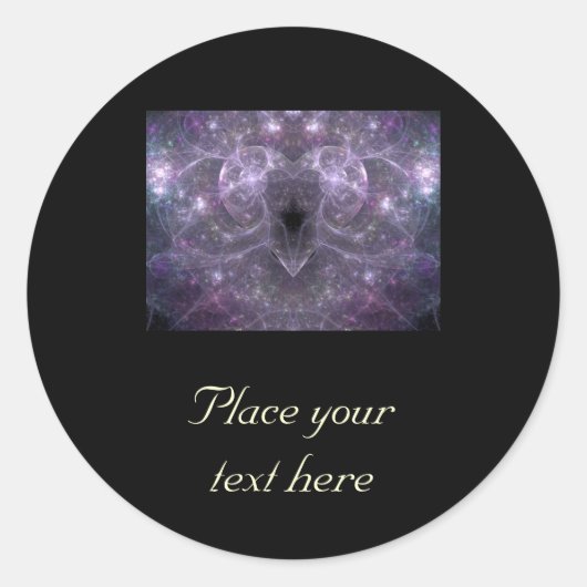 Sticker Rond Énergie de l'amour (Devant)