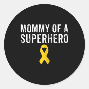 Sticker Rond Enfance Enfance Cancer Sensibilisation Moment D'Un