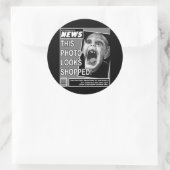 Sticker Rond Enfant chauve Chicanery (Sac)