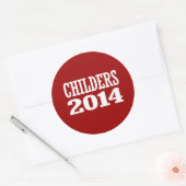 STICKER ROND ENFANTS 2014 (Enveloppe)