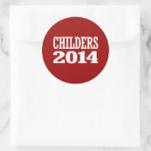 STICKER ROND ENFANTS 2014 (Sac)