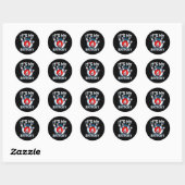 Sticker Rond Enfants 6 ans Bowling 6e anniversaire Boys de fête (Feuille)
