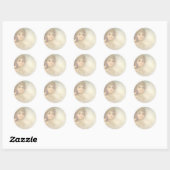 Sticker Rond Enfants anges (Feuille)