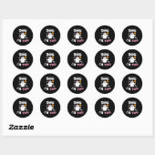 Sticker Rond Enfants Boo I'm Two Ghost Second 2nd Birthday Supe (Feuille)