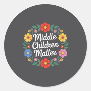 Sticker Rond Enfants du Milieu Appreciation Fraternelle -
