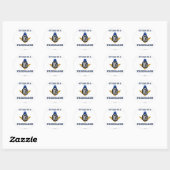 Sticker Rond Enfants maçonniques - (Feuille)