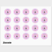 Sticker Rond Enfants pompiers (Feuille)