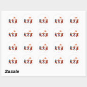 Sticker Rond Enfants-Totters (Feuille)