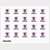 Sticker Rond Enfer de Raisin (Feuille)