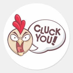 Sticker Rond Enfile-toi !