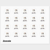 Sticker Rond Engagement proposé de Bri (Feuille)