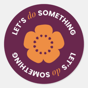 Sticker Rond EngenderHealth : Faisons quelque chose - Autocolla