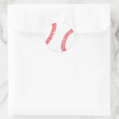 Sticker Rond Engin de baseball (Sac)