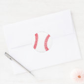 Sticker Rond Engin de baseball (Enveloppe)
