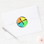 Sticker Rond Engin de géocalisation (Enveloppe)
