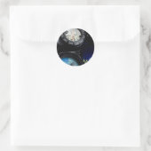 Sticker Rond Engin de plongée sous-marine (Sac)