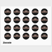 Sticker Rond Engin SF à faible coût (Feuille)