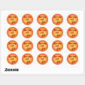 Sticker Rond Engineering Chick #5 (Feuille)