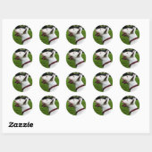 Sticker Rond English Bull Terrier (Feuille)