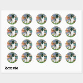 Sticker Rond English Springer 7 - Lys 2 (Feuille)