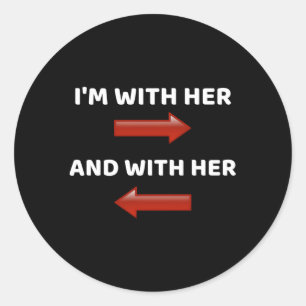 Sticker Rond Enm Éthique Non Monogamie Libre Relation Mariage