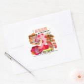 Sticker Rond Enneagram Type 2 - Je Suis L'Aide (Enveloppe)