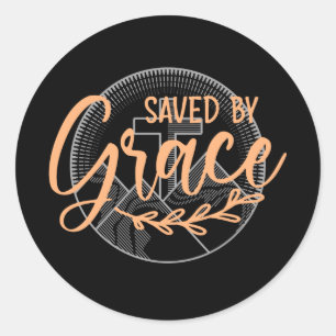 STICKER ROND ENREGISTRÉ PAR GRACE