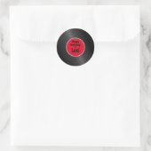 Sticker Rond Enregistrement (Sac)
