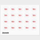 Sticker Rond Enregistrer Ferris (Feuille)
