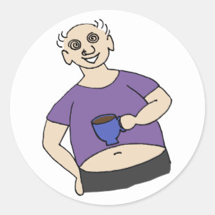 Sticker Rond Enregistrer Fred