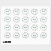 Sticker Rond enregistrer la couronne de date (Feuille)