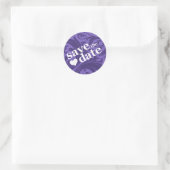 Sticker Rond enregistrer la date (Sac)
